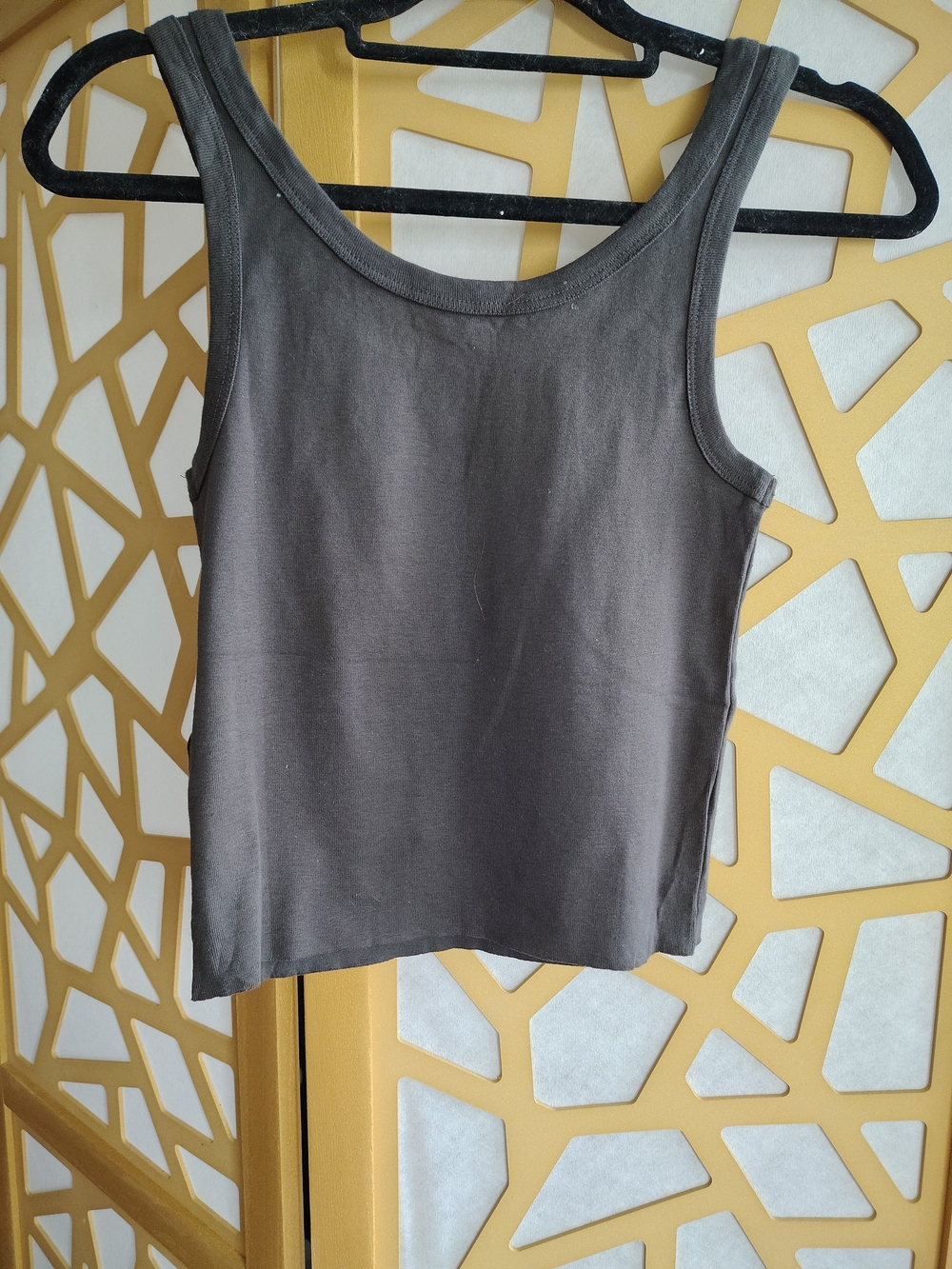 Billabong Charcoal Tank with Yellow Graphic - Picture 2 of 3